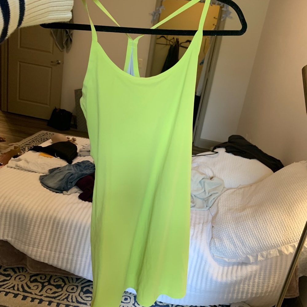 Outdoor Voices lime green exercise dress- size small